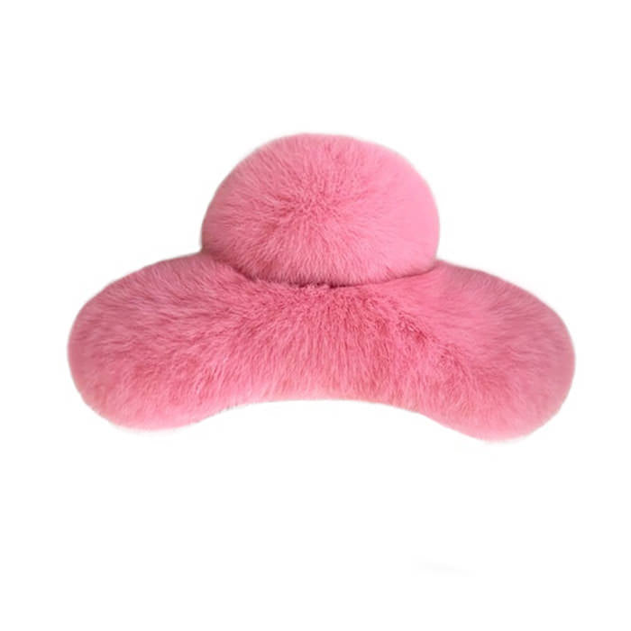 Y2K Fluffy Hair Claw